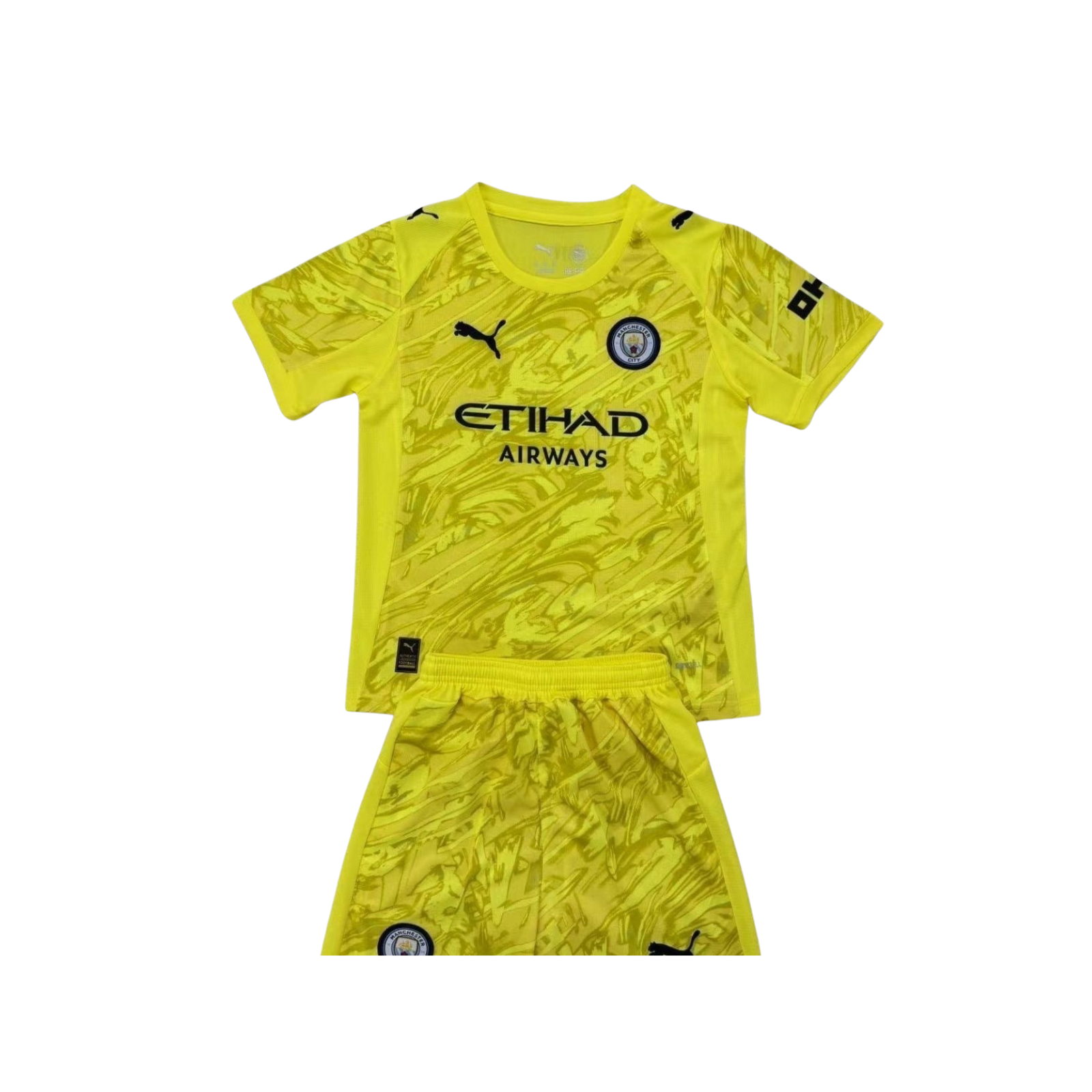 Completino Bambino Manchester City Portiere Giallo 2025/2026