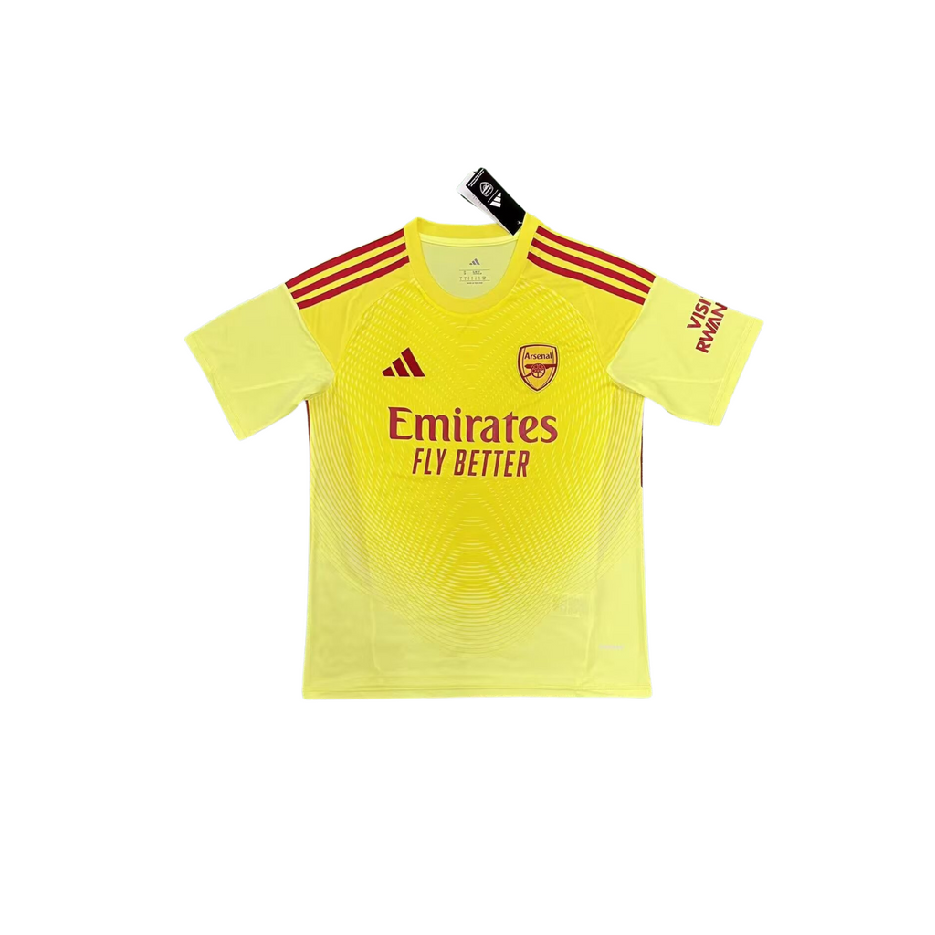 Maillot jaune de gardien de but d'Arsenal 2025/26