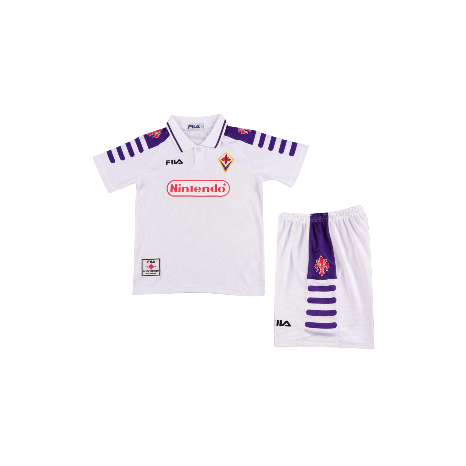 Completino Bambino Vintage Fiorentina Away 1998/99