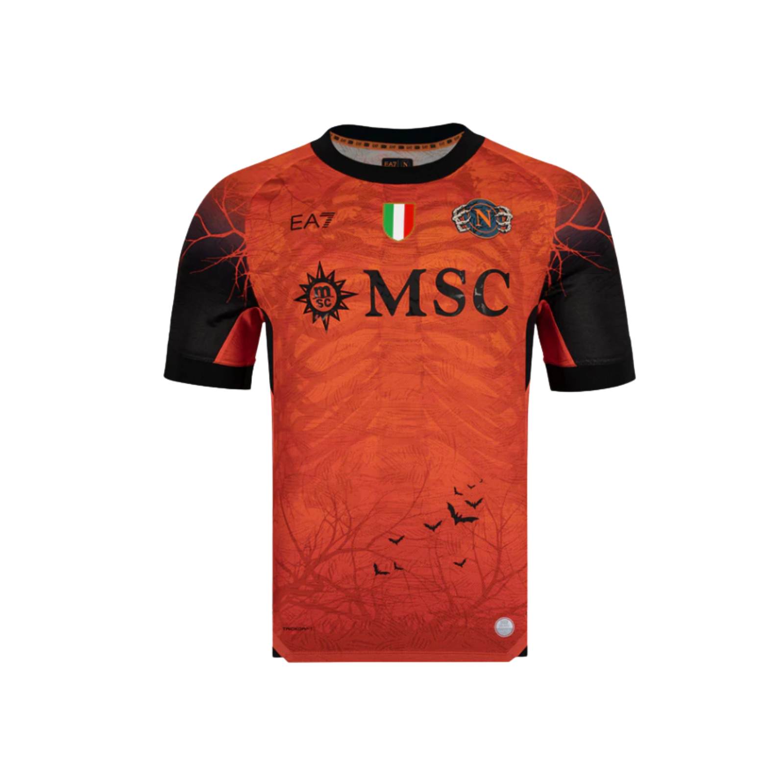 Maglia Napoli Halloween Arancione 2025/26 Scudetto Incluso