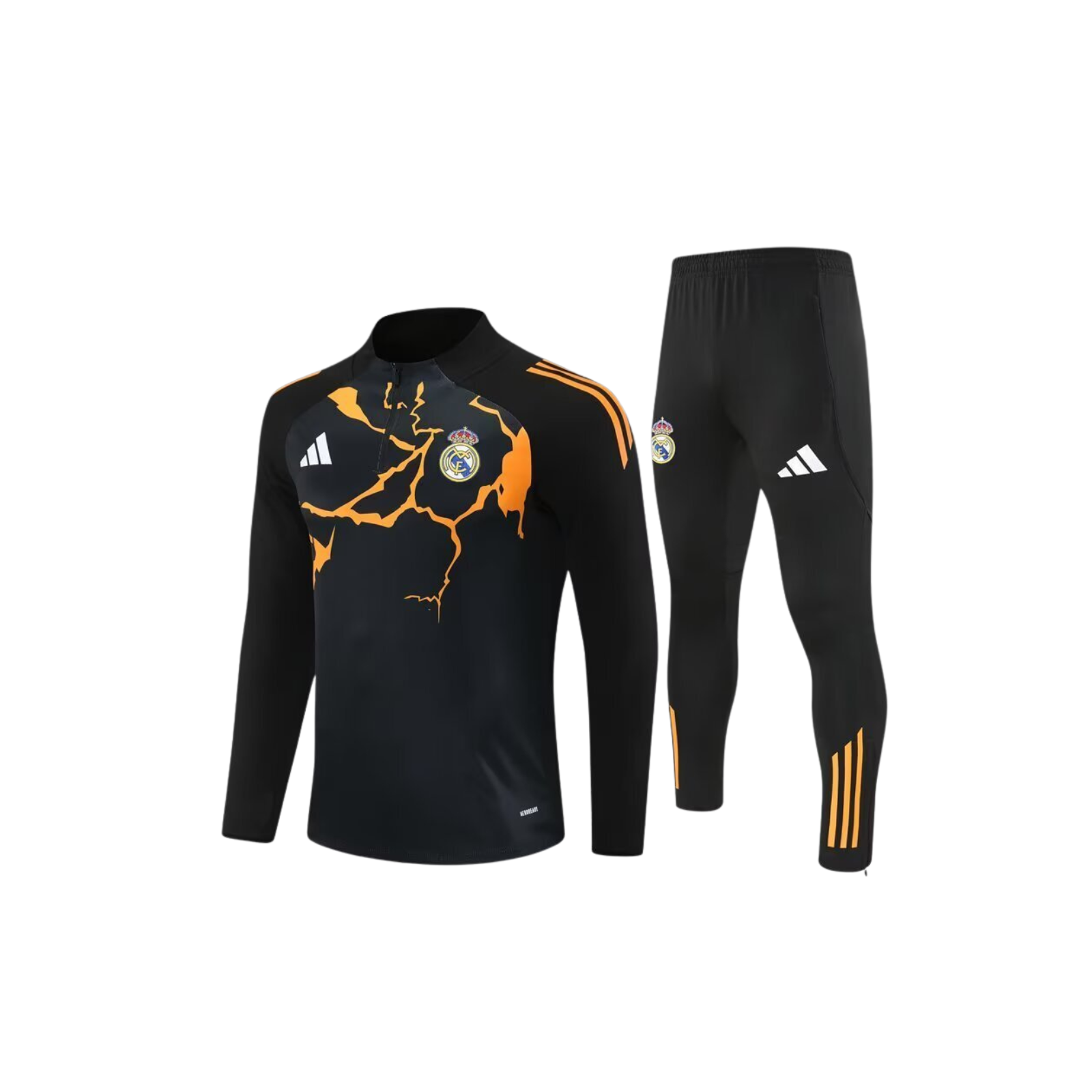 Tuta Real Madrid Nera/Arancione 2025/26