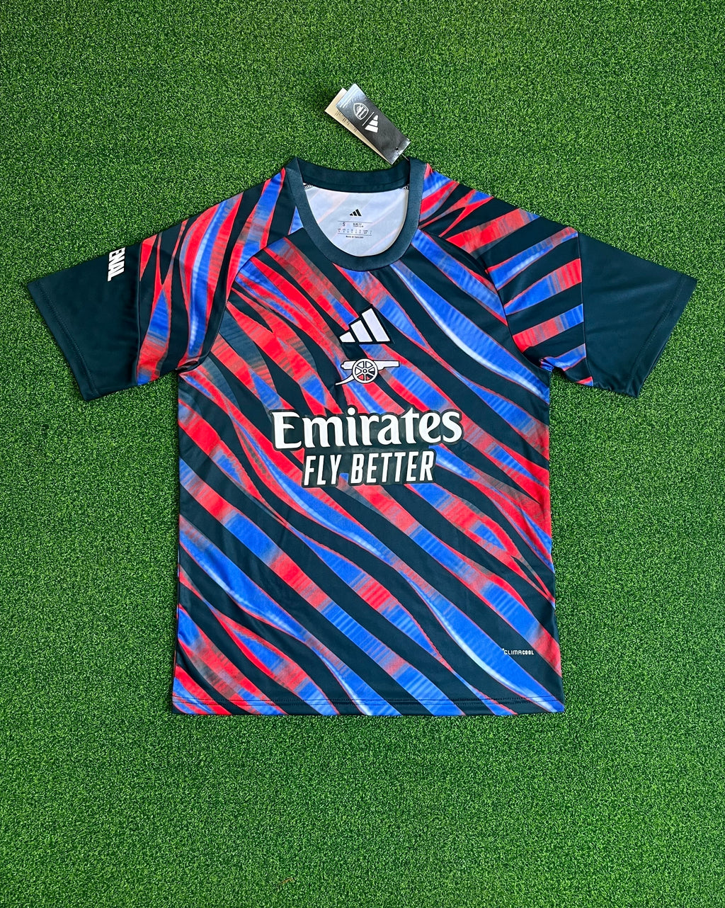 Maillot d'entraînement d'avant-match d'Arsenal 2025/26