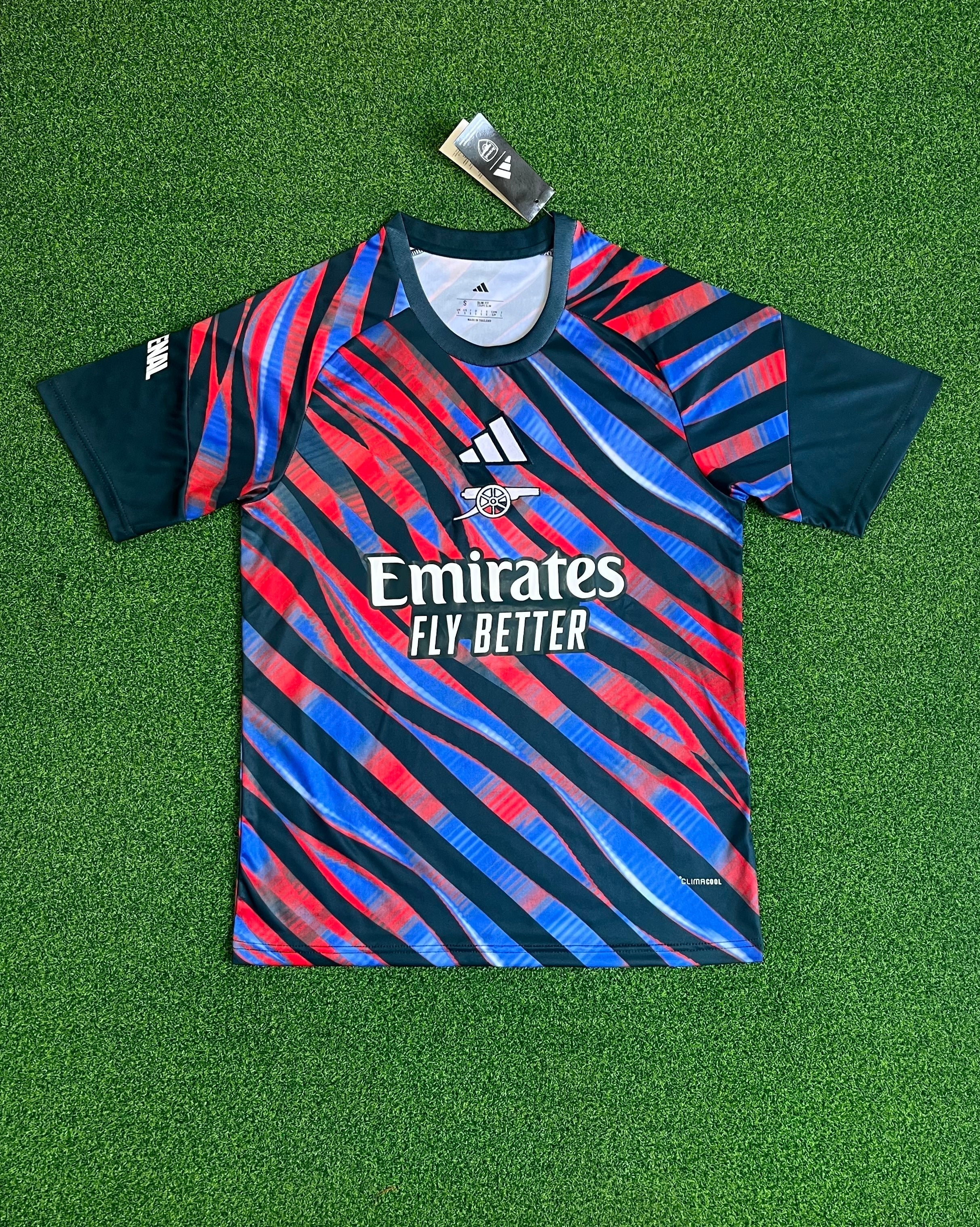 Maillot d'entraînement d'avant-match d'Arsenal 2025/26