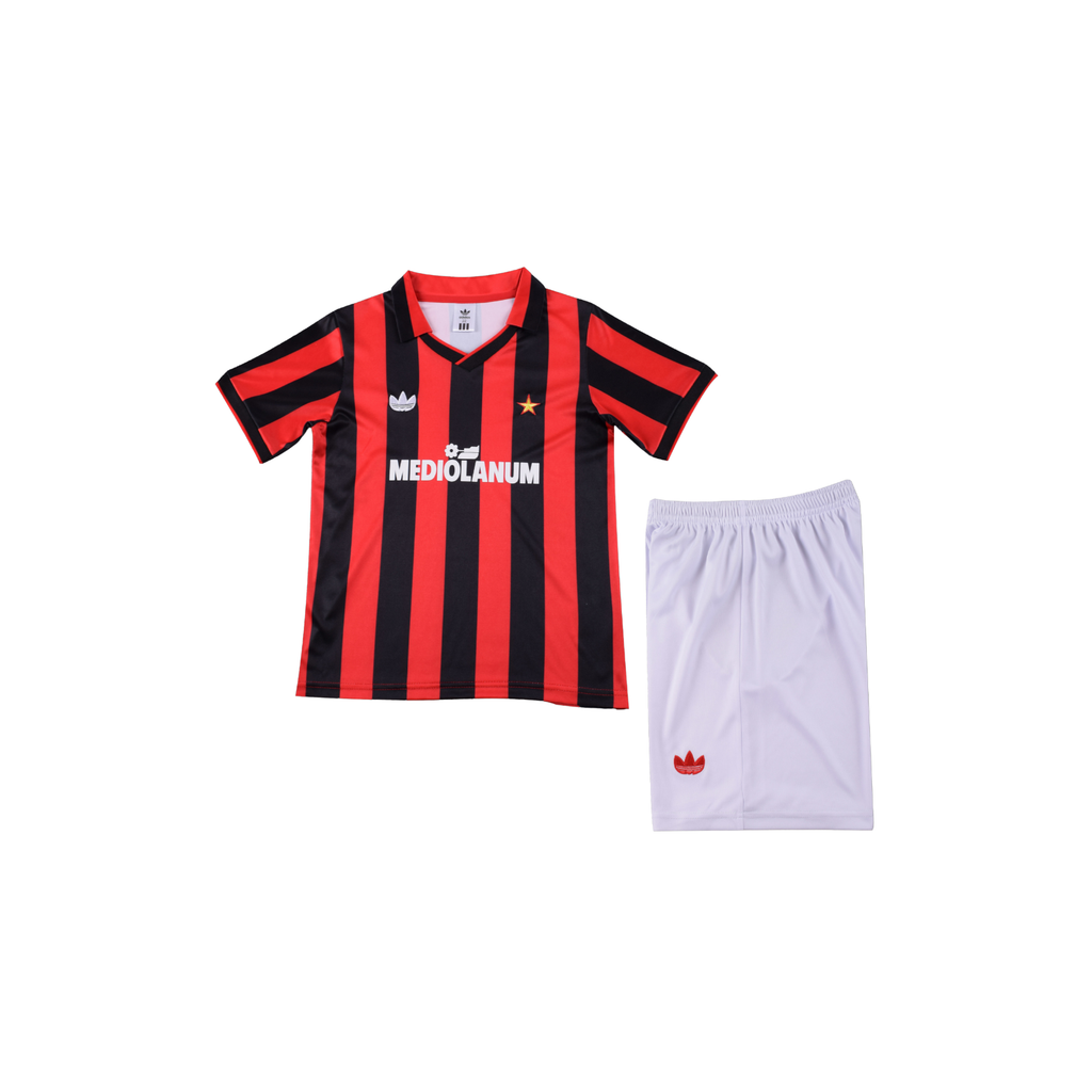 Completino Bambino Vintage Milan Home 1990/91