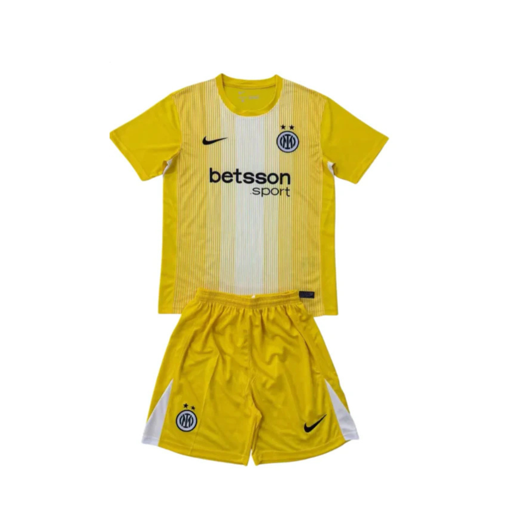 Completino Bambino Portiere Inter 2025/26 Giallo