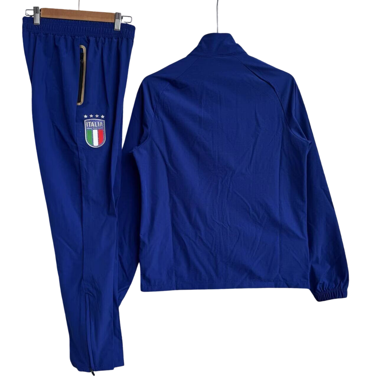 Survêtement bleu Italie à fermeture éclair intégrale 2026