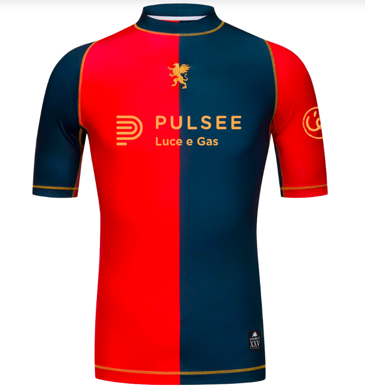 Genoa Home Shirt 25th Anniversary Kombat 2000 2025/26