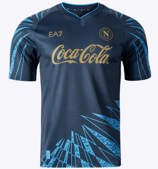 Maglia Pre-match Napoli Blu 2025/26