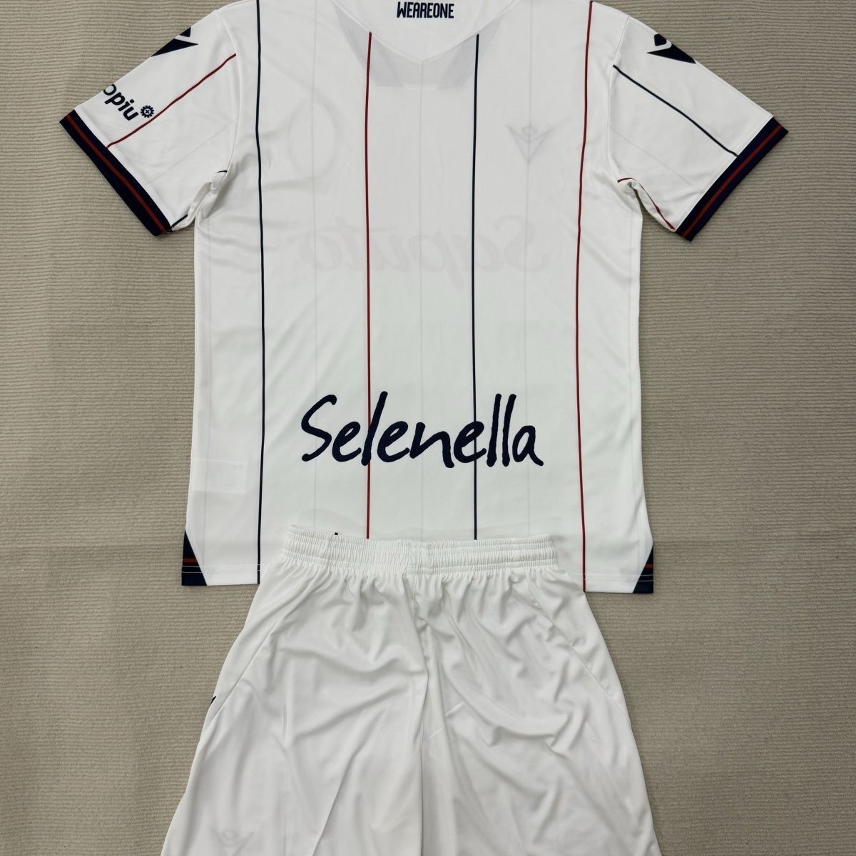 Completino Bambino Bologna Away 2025/26 - Patch Coppa Italia inclusa