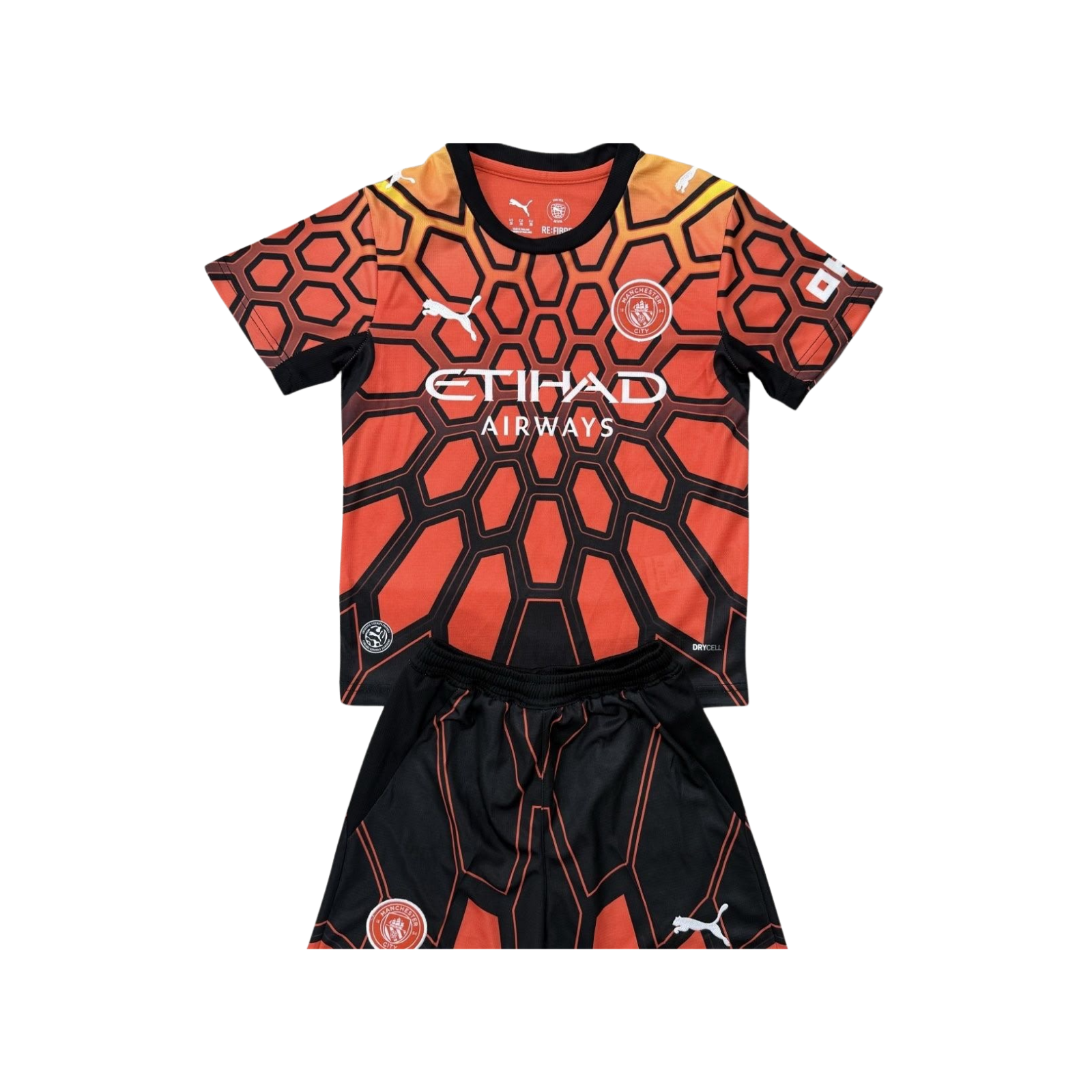 Completino Bambino Manchester City Portiere 2026/27 - Arancione